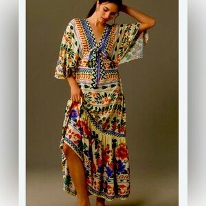 FARM Rio Multicolor Floral Maxi Dress